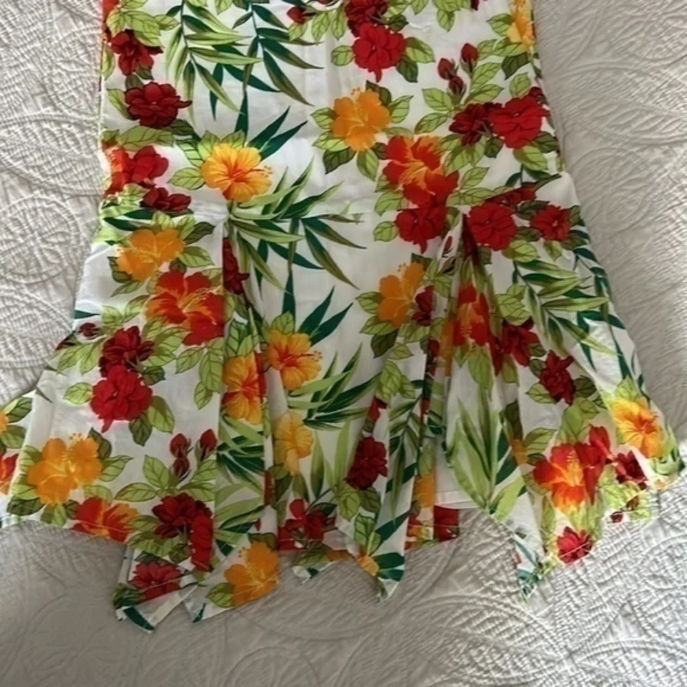 Gap Dress 5T Floral Sleeveless Uneven Hem